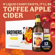 Brothers Toffee Apple English Cider - Case of 12 x 500ml [Premium Cider]
