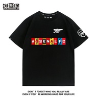 【Readystock】English Premier League Gunners Arsenal ARSENAL FC Short sleeved Fan Surrounding T-shirt 