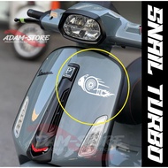 Snail Turbo Sticker Turbo Snail Sticker/ Vespa Motorcycle Sticker/ - VSN