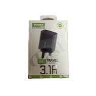 YOODEX G15 TRAVEL CHARGER 2 USB 3.1A