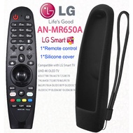New AN-MR650A Replace Remote Control fit for LG Smart TV (With Black Case)  No Voice, Pointer Function, Compatible With 43UJ654T 49UJ634V 49UJ7700 55SJ8000 55SJ800A 55SJ8500 55SJ850T 55UJ634V 55UJ6520-UD 55UJ6540-UB 55UJ7700 60SJ8000 65SJ8000 65SJ9500