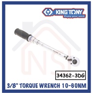 KING TONY 3/8 Sq Drive Torque Wrench 10-60NM 34362-3DG