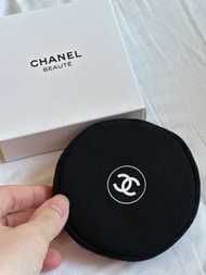 Chanel Beaute coins bag 帆布黑色小圓餅掛包