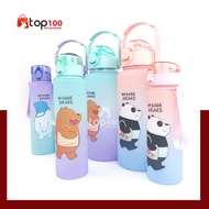 Top100 - Botol Viral Botol 2in1 Botol Minum Anak Karakter Tumbler Lucu Botol Motivasi Botol Gemoy Pe
