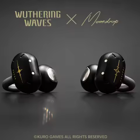 Original Wuthering Waves X MOONDROP U.C.T.S. OWS Ear Clip Headphones Bluetooth 6.0 Earphone LHDC-V H