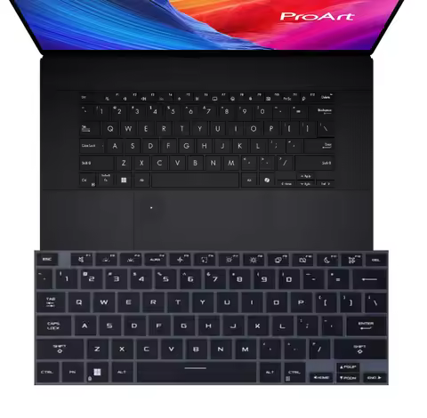 Silicone Laptop Keyboard Cover Protector For ASUS ProArt P16 (H7606) 2024 16 inch