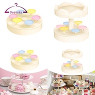 [Amleso2] Carousel Cupcake Holder Turntable for Desserts Revolving Autorotation Cupcake Stand Rotati