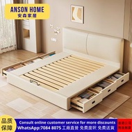儲物床 bed 3尺床 主臥大床 櫃桶床 免費送貨 油壓床 六抽床 queen size 單人床 床架 床褥 4尺床 床 地台床 軟包床架 牀架 T25961