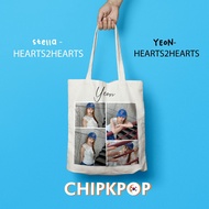 TOTEBAG [PACKAGE SET] YEON H2H HEARTS2HEARTS I PC H2H I PHOTOCARD H2H I CARMEN I ALBUM H2H HEARTS TO