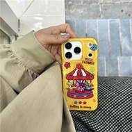 iPhone 17 Pro Max 16 pro max Carousel pattern TPU material IMD process phone case