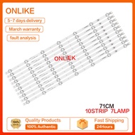 LG Lnntek 65นิ้ว Rev0.2 170721_3PCM00731A ZYR65600-AA แถบแสง Backlight