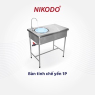 Bàn tinh chế yến 1 người Nikodo đạt chuẩn ISO2200 HACCP CNCA