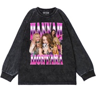 Patternmerch "hannah montana the beautiful" Oversize T-Shirt | Oversized Longsleeve | Washing tee | 