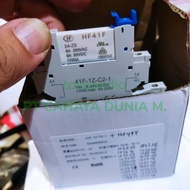 Limited Hf41F/24V-Zs Subminiature Power Relay Slim Socket + Relay