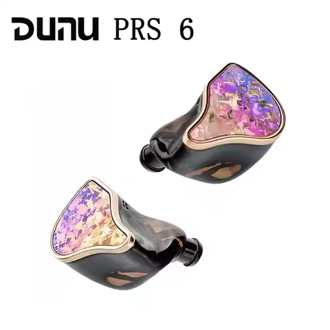 DUNU PRS6 earphone 1 Dynamic + 4 Balanced Armature+ 1 MEMS Hybrid Q-Lock Plug Wired Hybrid In-Ear He