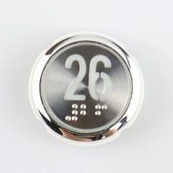 Elevator PartsElevator Button PB31-10 Red Light White Light Blue Braille STEP Button Elevator Button
