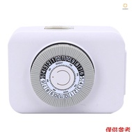 Indoor Mechanical Outlets Timer 24-Hour Programmable Plug-in Timer Switch Support 15-Minute Interval