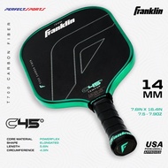 Franklin C45° Carbon Fiber Pickleball Paddle - Dynasty Mint 14MM