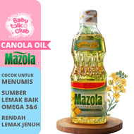 Mazola Canola Oil 450ml - Minyak Canola 450ml- Lemak Tambahan Mpasi