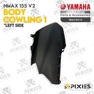 MATTE BLACK YAMAHA NMAX V2 GENUINE SPARE PART FAIRINGS FLAIRINGS PLASTIC PARTS KAHA BLACK MATTE