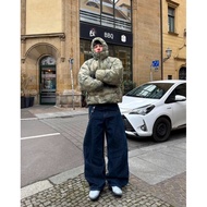 TheGirlHouse - OVERSIZE BAGGY LOOSE JEANS FOR MEN DARK SOLID Seluar Baggy Lelaki Seluar Jeans Lelaki
