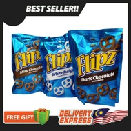 🇬🇧 Nestle Flipz Pretzel Coated Milk • Dark • White Fudge • Salted Caramel Chocolate 90g-100g❈l