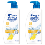 head&shoulders 海倫仙度絲 去屑洗髮乳 檸檬清爽  750g  2瓶