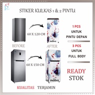 Premium Imported Refrigerator Stickers 1 Door & 2 Doors Frozen Character Motif 6