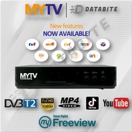 Original MyTv Decoder SIRIM & MCMC DVBT2 MyTv Dekoder HDMI RCA 1080p FHD Tv Decoder Receiver Antena 