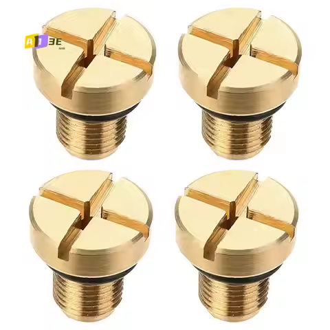 A03E-4X 17111712788 Radiator Overflow Coolant Expansion Tank Bleeder Screw Gold For BMW E36 E39 E46 