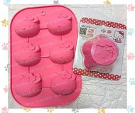 Silicone Zone 施理康 Hello Kitty 凱蒂 Desert  Chocolate Jelly Ice muffin Cupcake Mold 卡通 朱古力 蛋糕 布丁 啫哩 麵包 