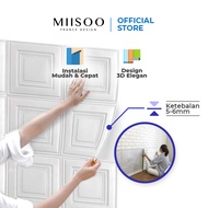 MIISOO 3D Wallpaper Dinding Kotak Foam Motif Ukuran 70cmX70cm Waterproof Sticker kamar anak