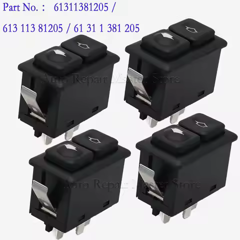 1/4Pcs 61311381205 Electric Power Window Switch Button Car 61 31 1 381 205 For BMW E23 E24 E28 E30 L