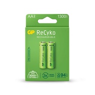 2PCS GP Recyko+ AA 1300mAh Rechargeable Battery - GP130AAHCE-2WB2