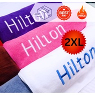 Tuala Mikro Fiber Hilton 2 Saiz Lembut, Menyerap Cepat, Tahan Lama TUALA MANDI BATH TOWEL HOTEL DAN 
