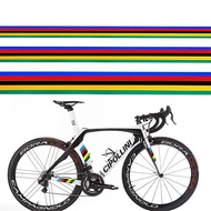 1Pc Bicycle Sticker Reflective Rainbow Decoration Sticker DIY MTB Bike Modified Sticker Cycling Frame Sticker