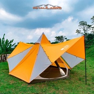 TENDA 6person Capacity pyramid camping Tent - 6-person camping Tent - double layer 6-person camping Tent -