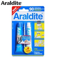 ARALDITE RAPID STANDARD 90 MIN HIGH PERFORMANCE EPOXY ADHESIVE GLUE BLUE 2x15ml