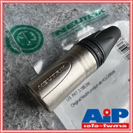 ตัวสีเงิน แพ็ค4ตัว NEUTRIK ของแท้ NC-3MXX CANNON XLR ตัวผู้ NC3MXX แคนนอนตัวผู้ สำหรับเข้าหัว สายสัญ