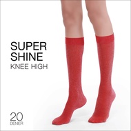 CHERILON Super Shine Glitter Knee High เชอรีล่อน ถุงน่องแค่เข่า ถุงน่องแฟชั่น กลิตเตอร์ แวววาว ขาดไม
