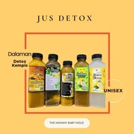 lemon detox + jus asam kunyit + jus pegaga + detox booster by susuk manja