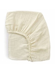 1張柔軟透氣的純棉嬰兒床墊,尺寸130*70cm