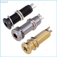 VAT1 Guitar Bass 1 4 Barrels Jacks Cylinder Output Jacks Guitar Accessories 6 35mm Stereo Barrels Ja