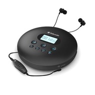 Oakcastle CD100 可充電藍牙 CD 播放器Discman | 12 小時可攜式播放時間 | 隨附耳機、AUX 輸出、防跳過保護、自訂 EQ 模式、CD 隨身聽。