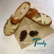 SELOP CEWEK TERKINI/ SANDAL SELOP TRENDY REMAJA/ SANDAL SLIP ON WANITA