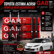 TOYOTA ESTIMA ACR50 FRONT/REAR ABSORBER GAB