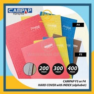 Campap Index Book / Hard Cover Book / Foolscap Book / Quarto Book - F5 & F4 70gsm