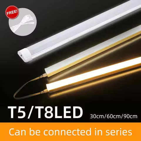 T5 T8 Kitchen Light Led Tube Lighting Fixture 30cm 50cm 60cm 90cm Under Cabinet Lights Led Bar Lamp