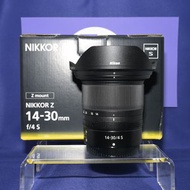 『Trade In優惠』有盒 Nikon Z 14-30mm F4 S 超廣角鏡 S-line系列 成像一流 旅行 行山一流 14-30 Z-Mount Z9 Z8 Z7II Z6III Z5II Z