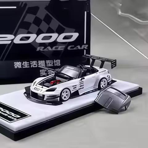 Micro Turbo 1:64 S2000 Race Car Diecast Model Car